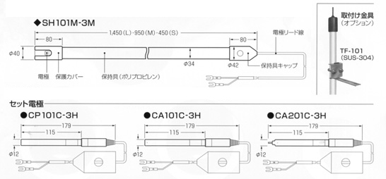 浸漬型電極